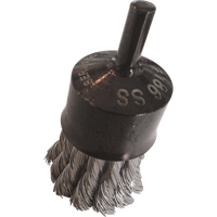 Knotted Wire End Brushes, 1" Dia., 0.014" Wire Dia., 1/4" Shank Canadian Safety Group Inc.