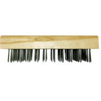Brosses bloc de boucher &agrave; fils plats, Fil en acier plat, 5 x 10 rangs de fils, Longueur 7-5/8" Canadian Safety Group Inc.