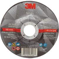 Meule &agrave; tronçonner Silver, 4-1/2" x 0,045", Arbre de 7/8", Type 27, C&eacute;ramique, 13 300 Tr/min Canadian Safety Group Inc.