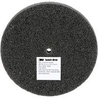 Scotch-Brite EXL Unitized Wheel, 5" x 1/2", 1/4" Arbor, Fine Grit, Silicon Carbide Canadian Safety Group Inc.