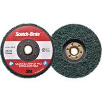 Scotch-Brite Clean & Strip XT Pro Extra Cut Disc, 4-1/2" Dia., Extra Coarse Grit, Aluminum Oxide Canadian Safety Group Inc.