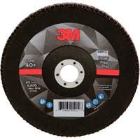 Disque &agrave; lamelles &agrave; changement rapide 769F, 7" x 7/8", Type 29, Grain 40+, Oxyde d'aluminium/C&eacute;ramique Canadian Safety Group Inc.