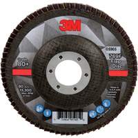 Disque &agrave; lamelles &agrave; changement rapide 769F, 4-1/2" x 7/8", Type 27, Grain 80+, C&eacute;ramique Canadian Safety Group Inc.