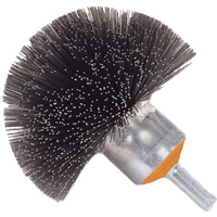 Spherical Mounted Crimped Wire Brush, 1-1/2", 0.008" Fill, 1/4" Shank Canadian Safety Group Inc.