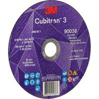 Meule &agrave; tronçonner Cubitron 3, 6" x 0,045", Type T27, C&eacute;ramique, 10 200 Tr/min Canadian Safety Group Inc.