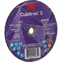 Cubitron 3 Cut-Off Wheel, 4" x 1/8", 3/8" Arbor, Type T1, Ceramic, 21000 RPM Canadian Safety Group Inc.