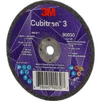 Cubitron 3 Cut-Off Wheel, 3" x 0.035", 1/4" Arbor, Type T1, Ceramic, 21000 RPM Canadian Safety Group Inc.