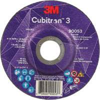 Cubitron 3 Cut-Off Wheel, 4-1/2" x 0.04", 7/8" Arbor, Type T27, Ceramic, 13300 RPM Canadian Safety Group Inc.