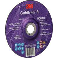 Meule &agrave; tronçonner Cubitron 3, 6" x 0,045", Arbre de 7/8", Type T27, C&eacute;ramique, 10 200 Tr/min Canadian Safety Group Inc.