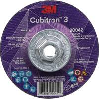 Cubitron 3 Cut-Off Wheel, 4-1/2" x 0.09", 5/8"-11 Arbor, Type T27, Ceramic, 13300 RPM Canadian Safety Group Inc.