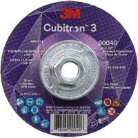 Cubitron 3 Cut-Off Wheel, 4-1/2" x 0.045", 5/8"-11 Arbor, Type T27, Ceramic, 13300 RPM Canadian Safety Group Inc.