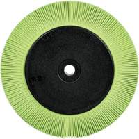 Brosse radiale en soies de pr&eacute;cision type S PN-RB avec bride Scotch-Brite , C&eacute;ramique, Grain 50+, 8" dia. Canadian Safety Group Inc.
