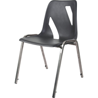 Chaise empilable, Vinyle, Hauteur 31", Capacit&eacute; 275 lb, Noir Canadian Safety Group Inc.