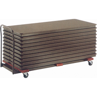 Chariots de table empilables plats, 97,5" la x 31,25" p x 36,25" h Canadian Safety Group Inc.