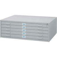 Steel Plan Files, 5 Drawers, 46-3/8" W x 35-3/8" D x 16-1/2" H Canadian Safety Group Inc.