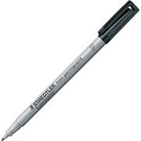Lumocolor&reg; Non Permanent Fine Tip Black Marker, Black, Fine Tip Canadian Safety Group Inc.