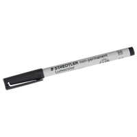 Lumocolor&reg; Non Permanent Medium Tip Black Marker, Black, Medium Tip Canadian Safety Group Inc.