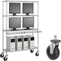 5" Rubber Caster Kit Canadian Safety Group Inc.