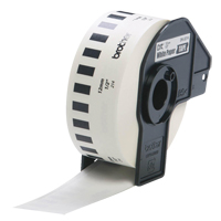 Tape Cartridge for P-touch&reg; Labeling System, 12 mm x 100', Black on White Canadian Safety Group Inc.
