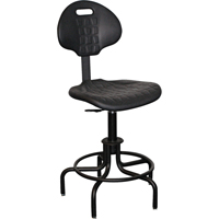 6000 Series Stool with Back, Stationary, Adjustable Height, 250 lbs. Capacity Canadian Safety Group Inc.