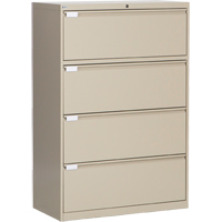 Classeur lat&eacute;ral, Acier, 4 tiroirs, 36" la x 18" p x 53-3/8" h, Beige Canadian Safety Group Inc.