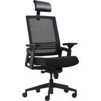 Activ&reg; A-37 Office Chairs, Mesh, Black, 275 lbs. Capacity Canadian Safety Group Inc.