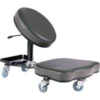 Chaise ergonomique Flex, Vinyle, Noir/gris Canadian Safety Group Inc.