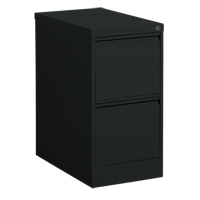 Classeur vertical, Acier, 2 tiroirs, 15-1/7" la x 25" p x 29" h, Noir Canadian Safety Group Inc.