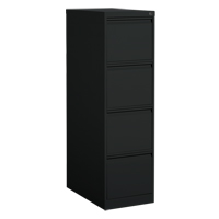 Classeur vertical, Acier, 4 tiroirs, 15-1/7" la x 25" p x 52" h, Noir Canadian Safety Group Inc.