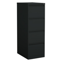Classeur vertical, Acier, 4 tiroirs, 18-1/7" la x 25" p x 52" h, Noir Canadian Safety Group Inc.