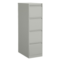 Classeur vertical, Acier, 4 tiroirs, 15-1/7" la x 25" p x 52" h, Gris Canadian Safety Group Inc.