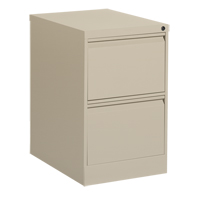 Classeur vertical, Acier, 2 tiroirs, 18-1/7" la x 25" p x 29" h, Beige Canadian Safety Group Inc.