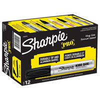 Marqueur permanent King Size, Noir, Pointe Ciseau Canadian Safety Group Inc.