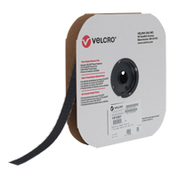 Fastener Tape, Hook, 25 yds x 1", Adhesive, Black Canadian Safety Group Inc.
