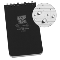 Carnet de notes de poche &agrave; spirale, Couverture souple, Noir, 100 Pages, 3" , 5"  Canadian Safety Group Inc.