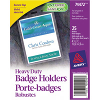 &eacute;tui robuste pour badge Canadian Safety Group Inc.