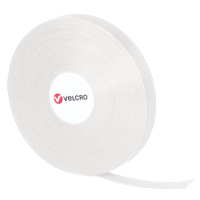 QWIK Fastener Ties, Hook & Loop, 25 yds x 3/4", Self-Grip, White Canadian Safety Group Inc.