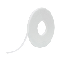 One-Wrap&reg; Fastener Tape, Hook & Loop, 25 yds x 1/2", Self-Grip, White Canadian Safety Group Inc.