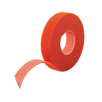 One-Wrap&reg; Cable Management Tape, Hook & Loop, 25 yds x 5/8", Self-Grip, Orange Canadian Safety Group Inc.