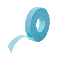 One-Wrap&reg; Cable Management Tape, Hook & Loop, 25 yds x 3/4", Self-Grip, Aqua Canadian Safety Group Inc.