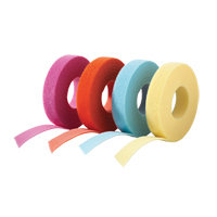 One-Wrap&reg; Cable Management Tape, Hook & Loop, 25 yds x 3/4", Self-Grip, Aqua Canadian Safety Group Inc.