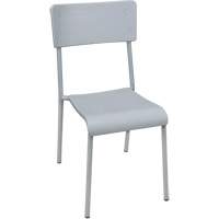 Ventura Stacking Chair, Polypropylene, 36" High, 300 lbs. Capacity, Grey Canadian Safety Group Inc.