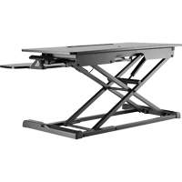 Poste de travail assis-debout Goya, Mod&egrave;le de bureau, 22" h x 31-1/2" la x 24" p, Noir Canadian Safety Group Inc.