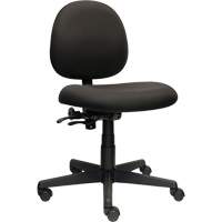 Chaise de travail &agrave; dossier bas Aspen, Tissu, Noir, Capacit&eacute; 275 lb Canadian Safety Group Inc.