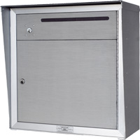 Boîte de collecte, Fixation Mural, 12-3/4" x 16-3/8", 2 portes, Aluminium Canadian Safety Group Inc.