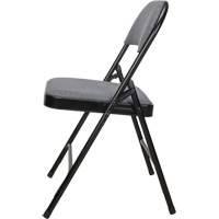 Deluxe Fabric Padded Folding Chair, Steel, Grey, 300 lbs. Weight Capacity Canadian Safety Group Inc.