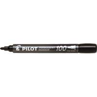 Pilot 100 Permanent Marker, Black, Bullet Tip Canadian Safety Group Inc.