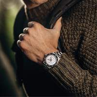 Grande montre automatique de plong&eacute;e &eacute;dition arctique GSAR avec bracelet en acier inoxydable, Num&eacute;rique, &agrave; piles, 41 mm, Argent Canadian Safety Group Inc.