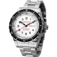 Tr&egrave;s grande montre automatique &eacute;dition arctique avec jour/date avec bracelet en acier inoxydable, Num&eacute;rique, &agrave; piles, 46 mm, Argent Canadian Safety Group Inc.
