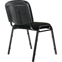 Stacking Chairs, Fabric, 32" High, 250 lbs. Capacity, Black Canadian Safety Group Inc.